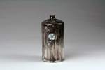 鉄砂辰砂梨花文瓶（朝鮮時代・19世紀末～20世紀） 高205mm 径104mm