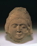 ヤクシニー頭部（インド・紀元前2世紀）高193mm　※