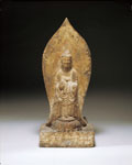 石造釋迦立像（中国・543年） 高450mm